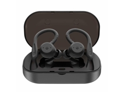 YEMAESRE Bluetooth Ear Hookless Auricular Tws Reducción Impermeable Negro