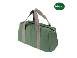 Bolsa De Herramientas Enggong De Lona Gruesa, Resistente Al Desgaste, Gran Capacidad, 14 Pulgadas, Verde Militar, 168