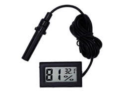 Juego de 10 mini sensores digitales de temperatura y humedad con pantalla LCD, termómetro, higrómetro, termostato y sonda. Ly Ebike