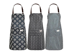 2026da-delantal Impermeable Para Mujer Con Bolsillos Ajustable 3 Piezas Para Cocina