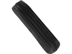 Neceser Portátil De Lona Negra, Gran Capacidad, Organizador De Brochas De Maquillaje Impermeable.