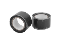 2 Rollos Cinta De Silicona Autoaglutinante Impermeable Para Reparación De Tubos Y Mangueras Negro
