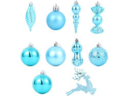 Juego 30 Adornos Navideños Decorativos Plástico Hogar Restaurante Crean Ambiente Festivo Elegante Decoración