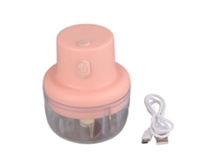 Picadora De Ajo Eléctrica Inalámbrica, Recargable Por Usb, Mini Trituradora De Ajo Portátil, 100 Ml