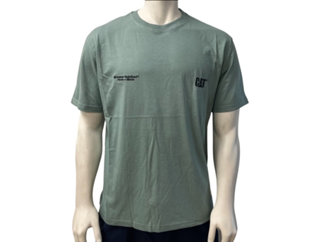 Camiseta CATERPILLAR Small Logo Verde (S)