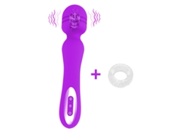 Vibrador Para Mujeres Doble Cabeza Calentador Juguete Sexual Adulto