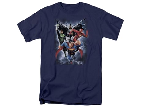 Camiseta ROCKINSTONE de héroes de DC Comics (M)