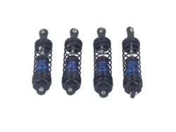 Ymsl 4 Piezas Amortiguadores De Aluminio Para Coche Rc Estables Alta Elasticidad Delantera Trasera Para Lc Racing 1/14 1/16 Azul Hxl