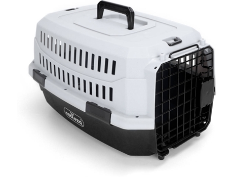 Transportín para Gatos NOBLEZA Gris (47x31x26cm - Plástico - Porte Pequeño)