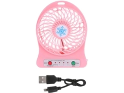 Ventilador De Escritorio Usb Ventilador Portátil Con Luz Led Enfriador Aire Mini Third Wind Fácil
