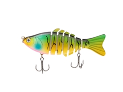 Señuelo De Pesca De Plástico Wobbler Hundido De Múltiples Secciones De 10 Cm Con Anzuelos Jm050-4