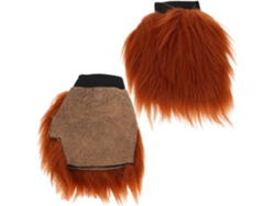 Luvas Térmicas De Pelúcia Para O Inverno, Com Estampa De Pata De Animal.
