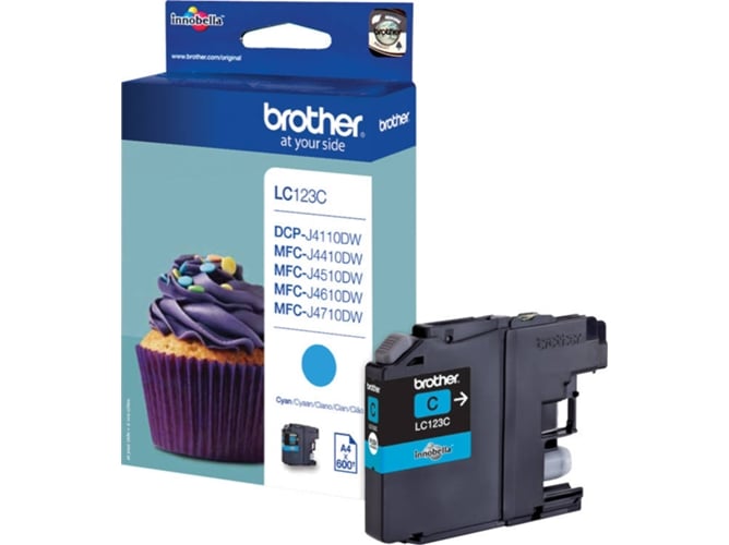 Cartucho de tinta BROTHER LC-123C