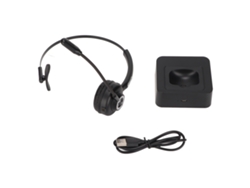 Auriculares De Centro De Llamadas Bluetooth Con Reducción De Ruido, Recargables Y Micrófono Para Pc Y Teléfonos Móviles