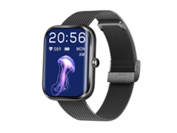 Reloj inteligente Yunzii con llamadas Bluetooth, pantalla de 1,96 pulgadas, monitorización de frecuencia cardíaca y presión arterial, y varios modos deportivos.
