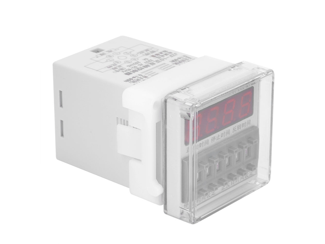 Controlador De Relé De Tiempo Berm® Para Motores Cw/ccw Con Pantalla Lcd 0,1 S-99 H 220 Vca