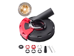 Kit De Aspiración Con Cubierta Para Amoladora Compatible 100-125 Mm, Incluye Disco Diamantado 125 Mm Para Reducción De Polvo Tekmaquinas