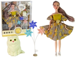 Muñeca Emily con Molino de Viento de Gato para Niños B.active