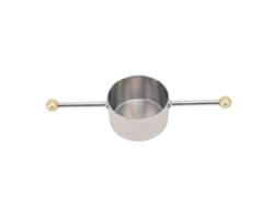 Vaso Medidor De Acero Inoxidable Jigger De 30 Ml Con Dos Perlas Para Barman.