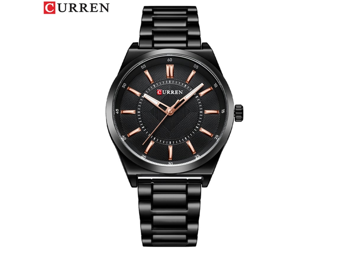 Reloj De Cuarzo Para Hombre, Reloj Sencillo Para Negocios, Reloj De Pulsera Informal A Rayas.