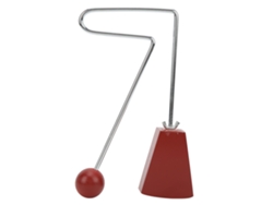 Instrumento De Percusión Vibraslap Fabricado En Acero Y Arce Con Un Sonido Claro Para La Coordinación Motora Infantil.