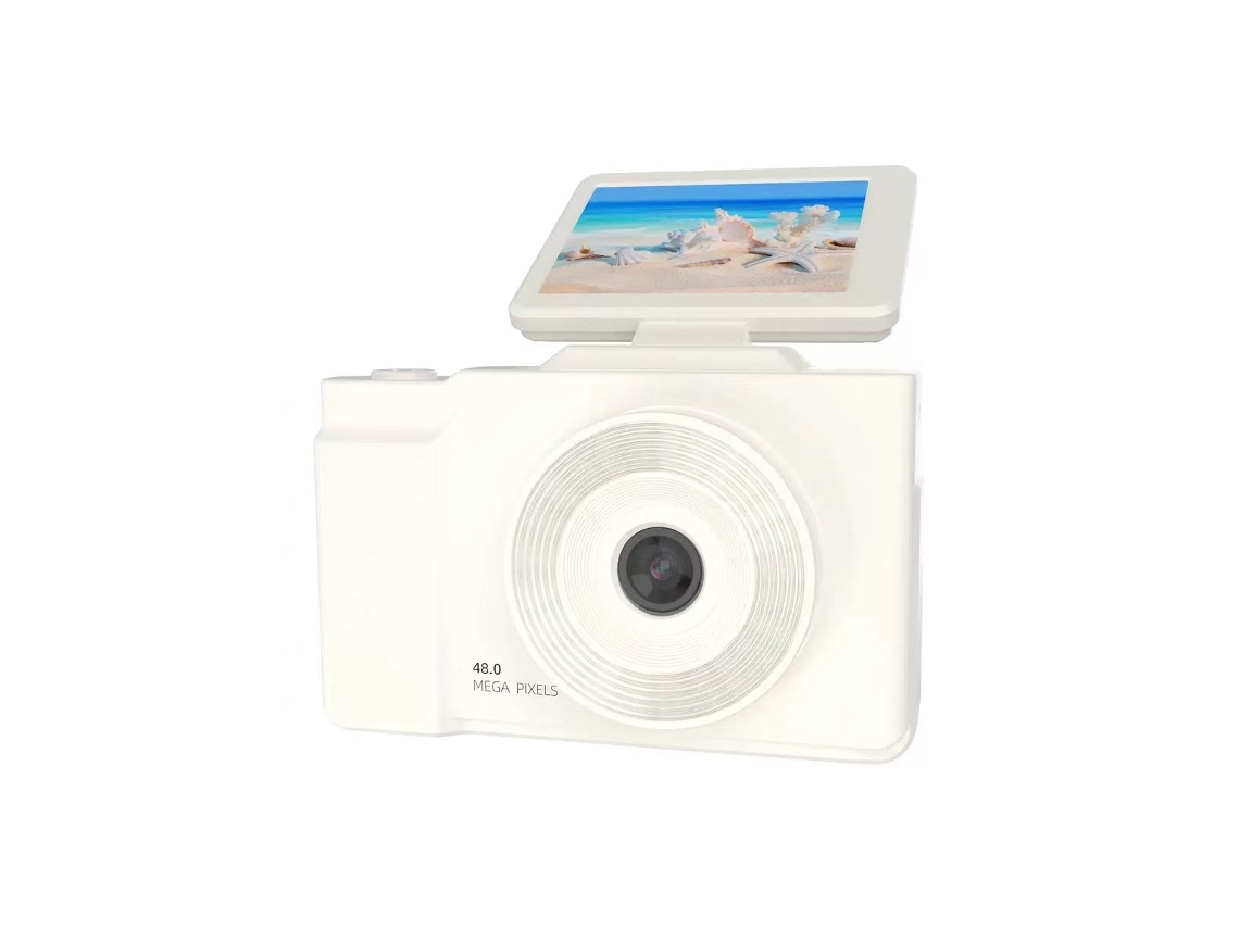 Microcámara digital individual con pantalla abatible, zoom HD de 16x y luz de relleno LED blanca Cuich