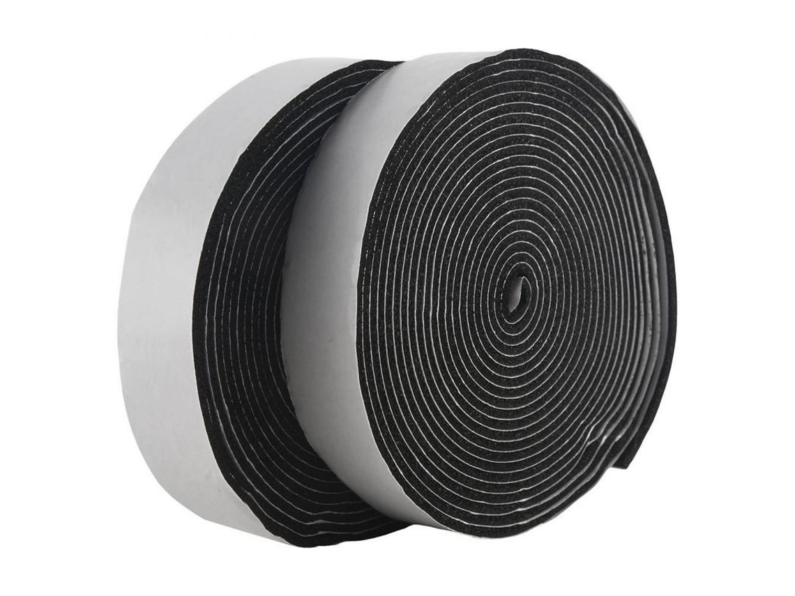 Junta de silicona autoadhesiva Rebe-gasket para parrillas - Resistente al calor - Paquete de 2 - Fácil de aplicar - Negra