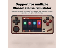 Consola de videojuegos portátil GOKOCO E5 con 32 GB de almacenamiento, 10.000 juegos y pantalla HD de 5 pulgadas.