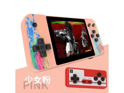 Consola de juegos portátil retro de 8 bits con 800 juegos arcade nostálgicos en 1 G3 Pink Double YUNZII