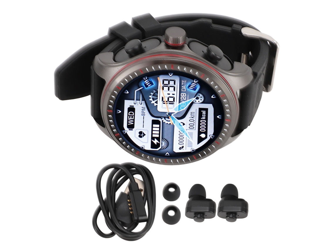 Reloj Inteligente Con Auriculares 2 En 1, Llamadas Bluetooth, Monitor De Actividad Física De 1.53 Pulgadas