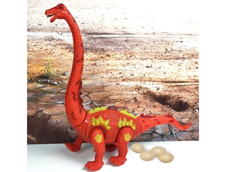 Proyección de Luz de Gran Tamaño Hasta Dinosaurio Robot Que Camina Electrónico Y Luminoso 51Cm Dinosaurio 906 R