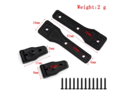 Ymsl Kit De Bisagras Traseras Para Coche Rc, Repuesto Para Axial Scx10 Iii Axi03007, Coche De Escalada 1/10, Accesorios De Reparación Hxl