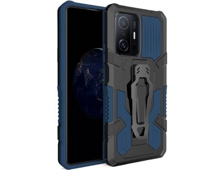 Funda Xiaomi 11T / 11T Pro HFS-HOUSE Kickstand (Azul)