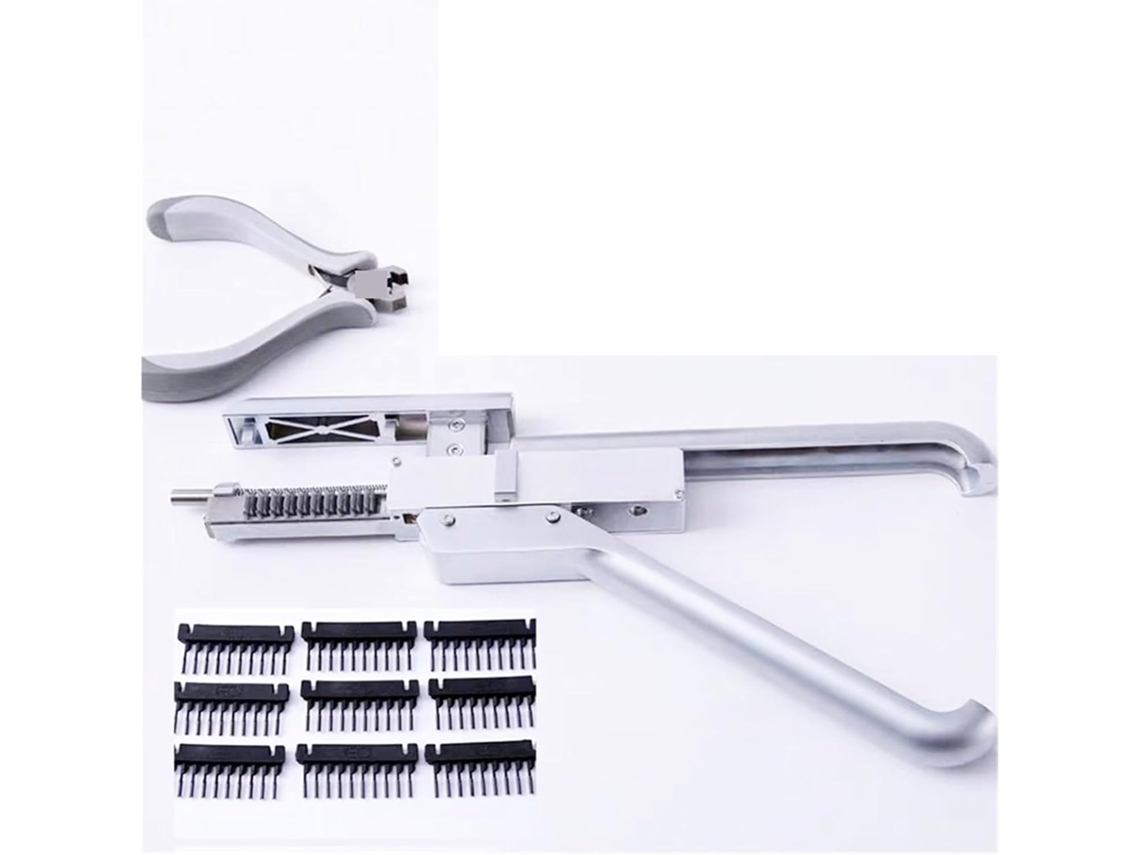 Máquina de extensiones de cabello humano 6D 1, herramientas para el cabello, suministros para salones de belleza, juego completo SFUSHOS