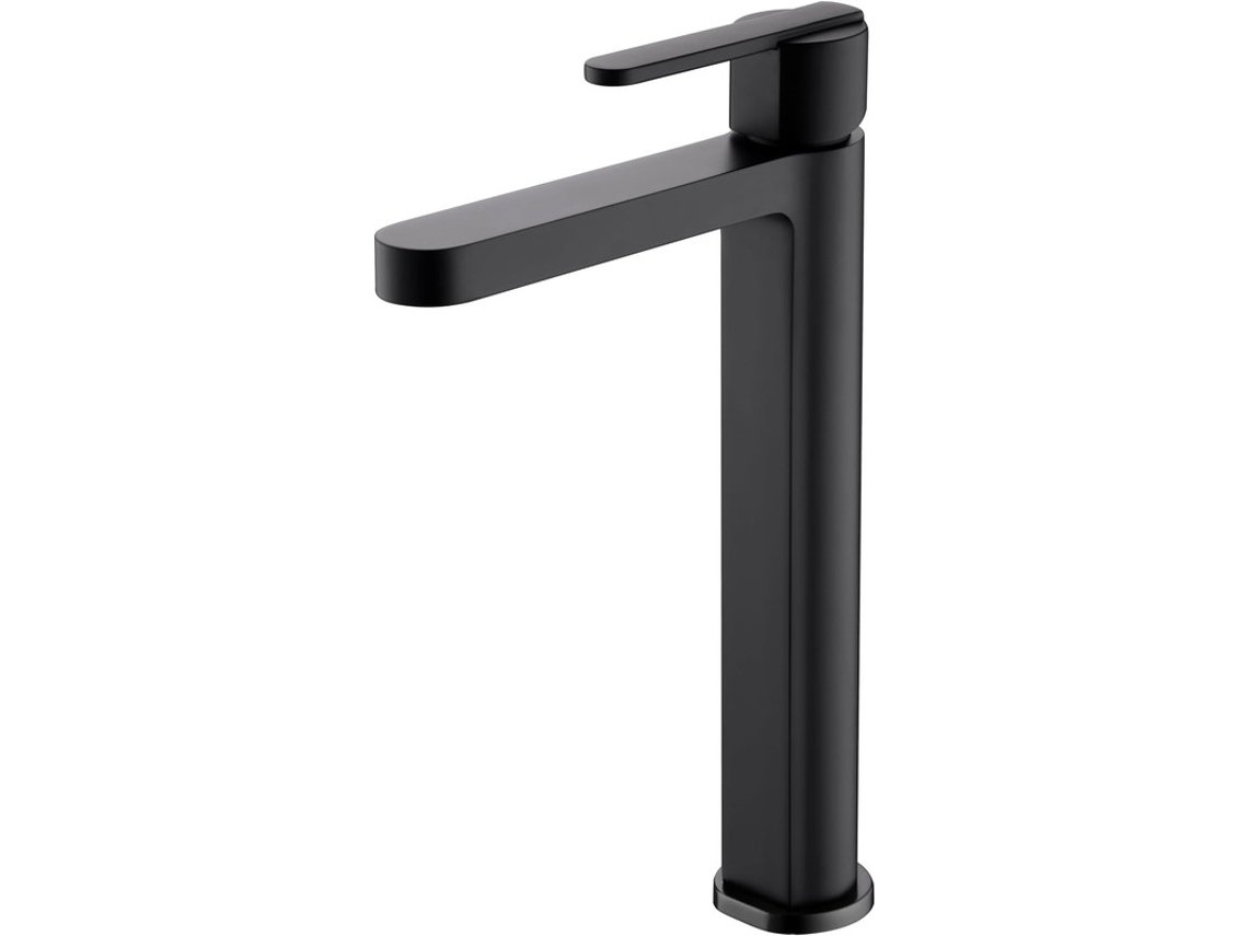 Grifo monomando MIce con caño alto de laton para agua fria/caliente Negro MICE COLLECTION
