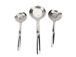 Cucharas Coladoras De Malla Fina De Acero Inoxidable 304 Para Separar Espuma, Grasa Y Aceite De La Cocina.