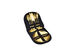 Juego De Cubiertos De Acero Inoxidable (dorado) (cuchillo, Tenedor Y Cuchara)