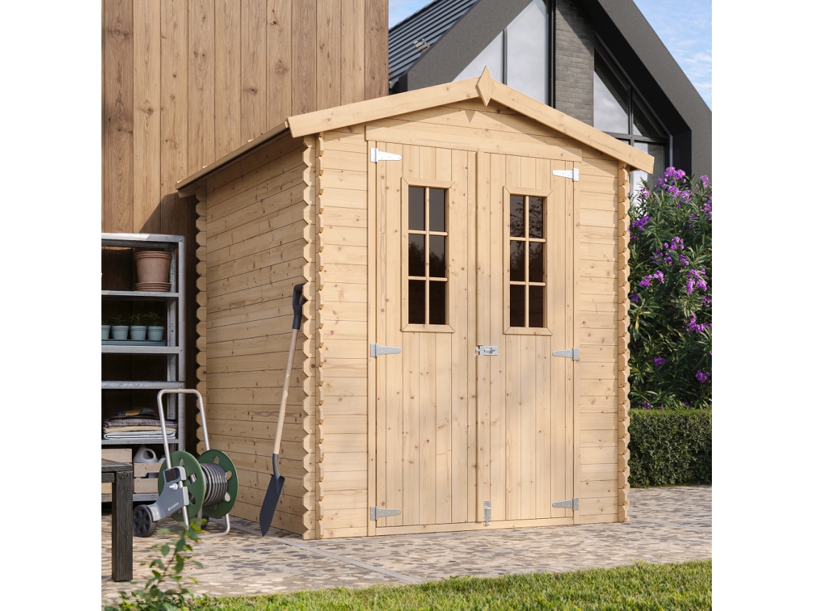 Refugio de Madera con Suelo Impregnado TIMBELA M320cm320g 2,82 m² H218 x 196 x 186 cm