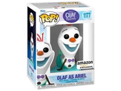Figura Pop Disney Olaf Presente - Olaf Como Ariel Exclusiva B.active