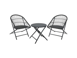 Mesita 45 Cm 2 Sillones Plegables Conjunto