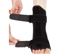 Ortesis de pierna JTS, alivio del dolor, 2 correas, color negro