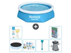 Bestway Piscina Bestway Fast Set Redonda - 244x61 Cm - 7-peças S52