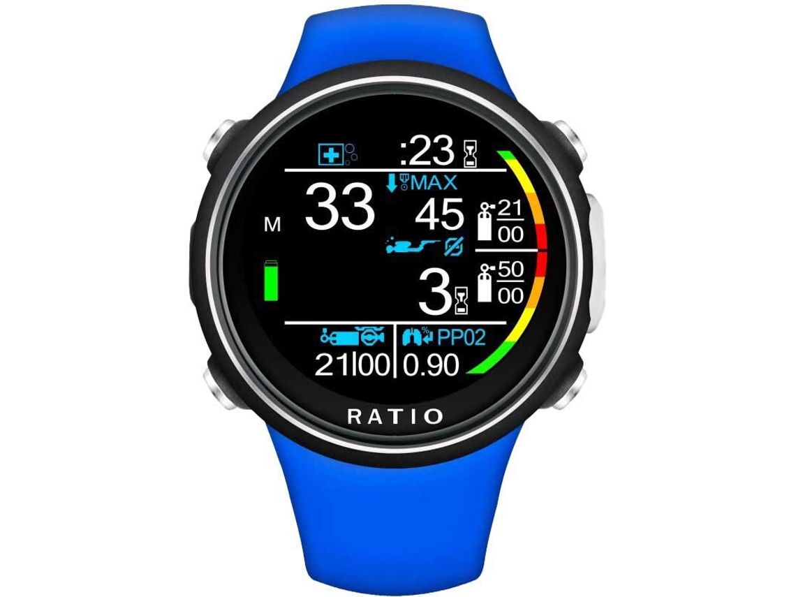 Computador de Mergulho Idive Color Tech Azulratio