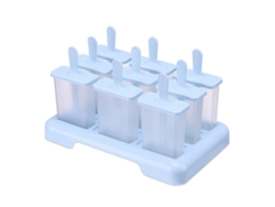 (9 Cuadrados Azules) Moldes Para Helados Y Paletas Caseros, Máquina Para Hacer Helados
