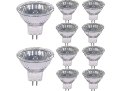 Rebe-bombillas Halógenas 20w 12v Base Gu4 2800k Blanco Cálido Regulable Paquete De 10