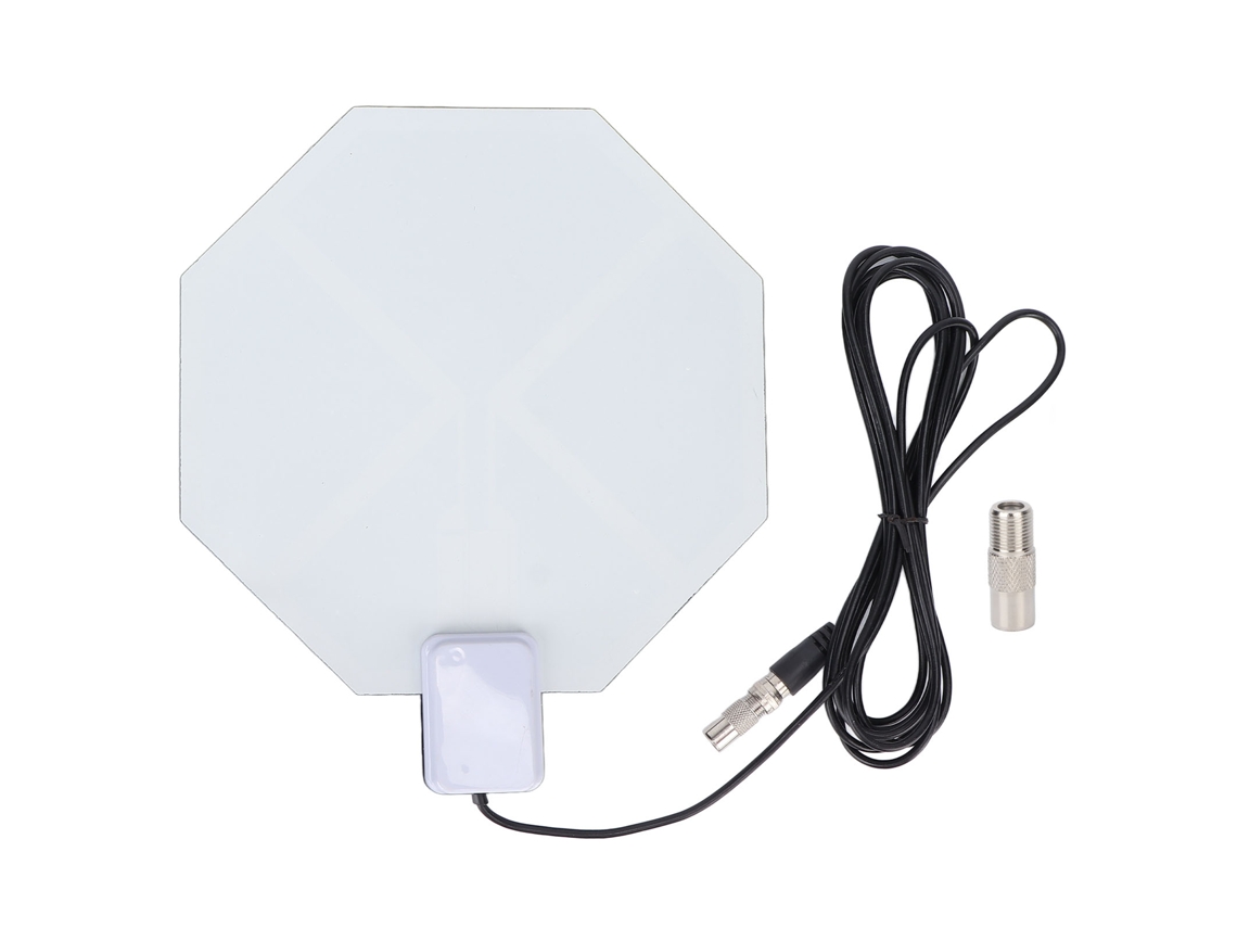 Antena Interna Digital Para Hdtv Amplificada 5 Db Uhf 470-862 Mhz Plug And Play