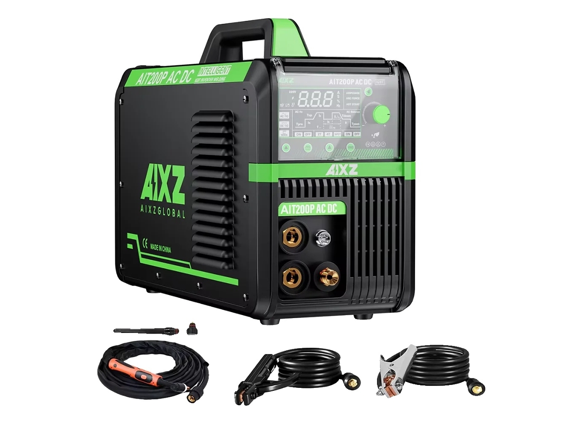 Máquina de soldar, capacidades TIG y de arco, alto rendimiento y eficiencia, AIT200p ACDC, 220V OEM