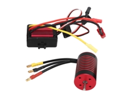 Motor Sin Escobillas Y Esc Traxxas 5900kv Para Coche Rc A Escala 1/12 - Resistente Al Agua Y Programable.