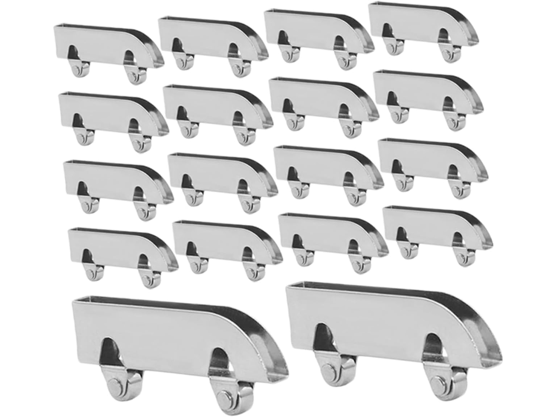 50 Poleas Para Puertas Corredizas De Vidrio, Rodillos Metálicos
