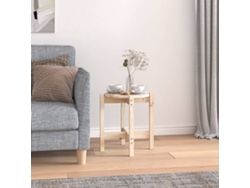 Mesa de Centro de Apoyo Ø 42,5X45 cm Madera de Pino Macizo